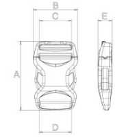 SRGM Side Release Buckle[Buckles And Ring] NIFCO Sub Photo