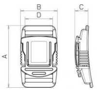 SLC20F Slide Buckle[Buckles And Ring] NIFCO Sub Photo