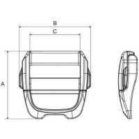 STOL25 Tape Adjuster 25MM[Buckles And Ring] NIFCO Sub Photo