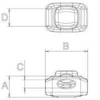 CLU1A Cord Lock[Buckles And Ring] NIFCO Sub Photo