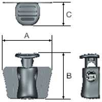 CLL2A Cord Lock[Buckles And Ring] NIFCO Sub Photo