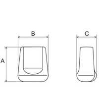 CS7 Cord End (Pull Tab)[Buckles And Ring] NIFCO Sub Photo