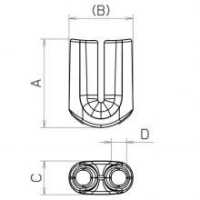 CSU2 Cord End[Buckles And Ring] NIFCO Sub Photo