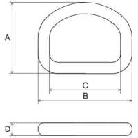 TD D Ring[Buckles And Ring] NIFCO Sub Photo