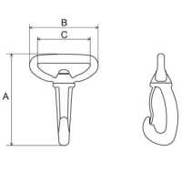 SS-H Hook[Buckles And Ring] NIFCO Sub Photo