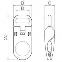 HC10A Brace Clip[Buckles And Ring] NIFCO Sub Photo