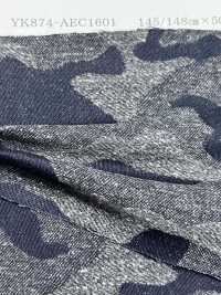 YK874-1601 Jazz Nep Jacquard Camouflage[Textile / Fabric] Yoshiwa Textile Sub Photo