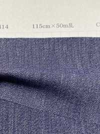 2414B Old-fashioned Shuttle Loom Twisted Heather Chambray[Textile / Fabric] Yoshiwa Textile Sub Photo