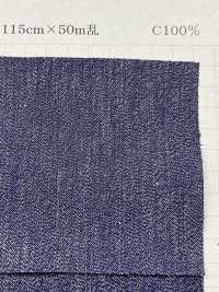 2414B Old-fashioned Shuttle Loom Twisted Heather Chambray[Textile / Fabric] Yoshiwa Textile Sub Photo