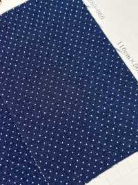 P2280-pindot Chambray Discharge Print Pin Dot[Textile / Fabric] Yoshiwa Textiles Sub Photo