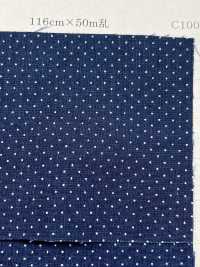 P2280-pindot Chambray Discharge Print Pin Dot[Textile / Fabric] Yoshiwa Textile Sub Photo