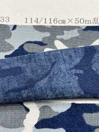 P2280-1133-woodland Chambray Discharge Print Woodland[Textile / Fabric] Yoshiwa Textile Sub Photo