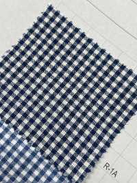 4050 Indigo Gingham Check Stripe[Textile / Fabric] Yoshiwa Textile Sub Photo