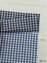 4050 Indigo Gingham Check Stripe[Textile / Fabric] Yoshiwa Textile Sub Photo