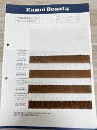 20190 14W Slab Stretch Corduroy Bleaching[Textile / Fabric] Kumoi Beauty Sub Photo