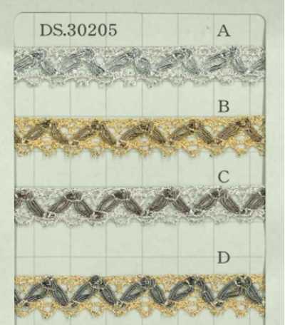 DS30205 Lame Braid Width: 11mm