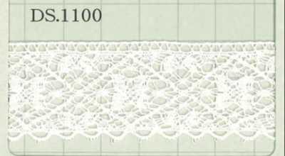 DS1100 Cotton Lace, Width: 28 Mm