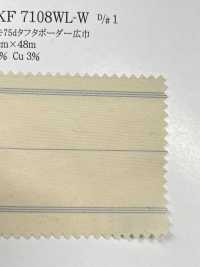 KKF7108WL-W Wide Width 75d Taffeta Horizontal Stripe Wide Width[Textile / Fabric] Uni Textile Sub Photo