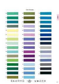 6912-SAMPLE 6912 Cotton Cupro Blend Double-sided Satin Ribbon Sample Card ROSE BRAND(Marushin) Sub Photo