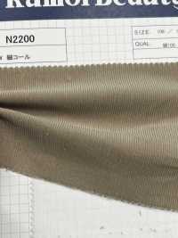 N2200 20W Thin Corduroy[Textile / Fabric] Kumoi Beauty (Chubu Velveteen Corduroy) Sub Photo