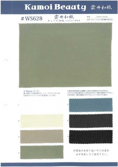 WS628 Cupro/Washi Shiny Cloth