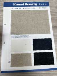 12500 100% Linen Canvas[Textile / Fabric] Kumoi Beauty Sub Photo