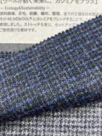 1022374 1/14 RE:NEWOOL® Cashmere (Gun Club)[Textile / Fabric] Takisada Nagoya Sub Photo