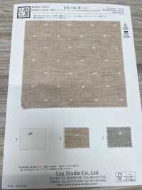 KYC644-W-D1 Undyed Organic Cotton Cut Dobby[Textile / Fabric] Uni Textile(Komon Studio) Sub Photo