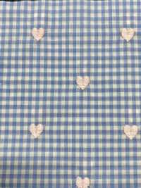 4023-1907-1 Yarn Dyed Gingham Embroidery[Textile / Fabric] HOKKOH Sub Photo