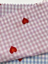 4023-1907-1 Yarn Dyed Gingham Embroidery[Textile / Fabric] HOKKOH Sub Photo