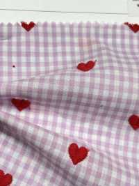 4023-1907-1 Yarn Dyed Gingham Embroidery[Textile / Fabric] HOKKOH Sub Photo