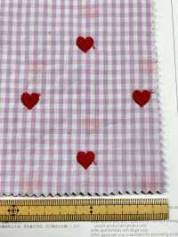 4023-1907-1 Yarn Dyed Gingham Embroidery[Textile / Fabric] HOKKOH Sub Photo