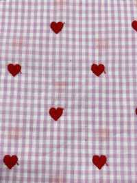 4023-1907-1 Yarn Dyed Gingham Embroidery[Textile / Fabric] HOKKOH Sub Photo