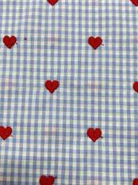 4023-1907-1 Yarn Dyed Gingham Embroidery[Textile / Fabric] HOKKOH Sub Photo