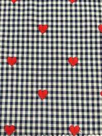 4023-1907-1 Yarn Dyed Gingham Embroidery[Textile / Fabric] HOKKOH Sub Photo