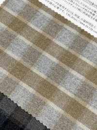 46213 <Mona Luce> Yarn-dyed 2-way Twill Block Check[Textile / Fabric] SUNWELL Sub Photo