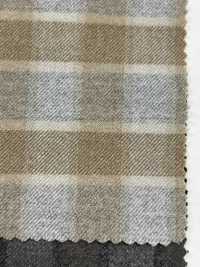 46213 <Mona Luce> Yarn-dyed 2-way Twill Block Check[Textile / Fabric] SUNWELL Sub Photo