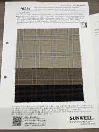 46214 <Mona Luce> Yarn-dyed 2-way Twill Tartan Check[Textile / Fabric] SUNWELL Sub Photo