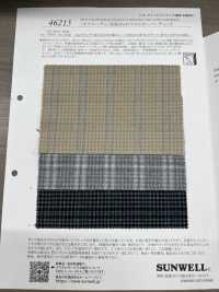 46215 <Mona Luce> Yarn-dyed 2-way Twill Over Check[Textile / Fabric] SUNWELL Sub Photo