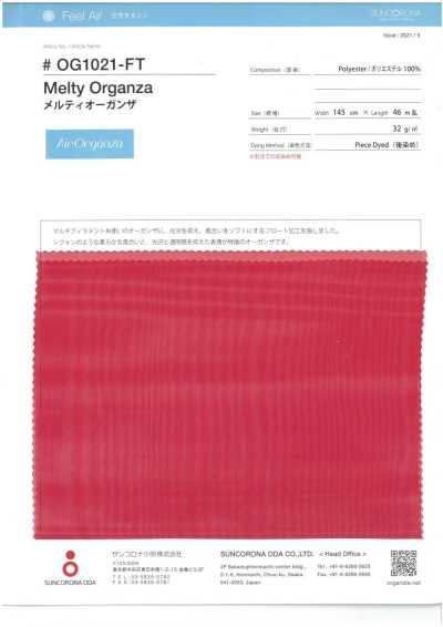 OG1021-FT Melty Organza
