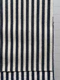 W1027-4 Cotton Bold Stripe Denim[Textile / Fabric] Yoshiwa Textile Sub Photo