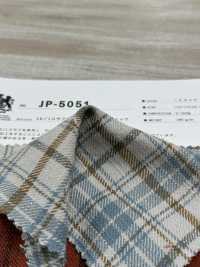 JP-5051 10/1 Slub Vintage Twill Check[Textile / Fabric] Kuwamura Fiber Sub Photo