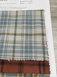 JP-5051 10/1 Slub Vintage Twill Check[Textile / Fabric] Kuwamura Fiber Sub Photo