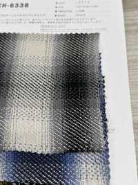 CH-6338 Triple Yarn Twill Ombre Check[Textile / Fabric] Kuwamura Fiber Sub Photo