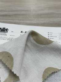 K-4027 Double Cross Dot Jacquard Suede Touch Fuzzy[Textile / Fabric] Kuwamura Textile Sub Photo