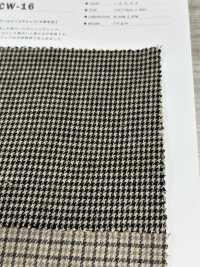 CW-16 Cotton Wool Twill Check/W Fuzzy Processing[Textile / Fabric] Kuwamura Fiber Sub Photo