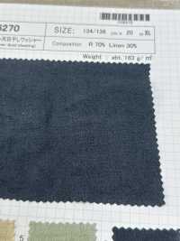 OS6270 Linen Rayon Sun-dried Washer Processing[Textile / Fabric] SHIBAYA Sub Photo