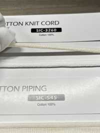 SIC-3260 Organic Cotton Knit Cord[Ribbon Tape Cord] SHINDO(SIC) Sub Photo