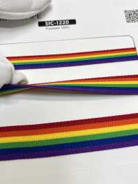 SIC-1220 Rainbow Knit Tape[Ribbon Tape Cord] SHINDO(SIC) Sub Photo