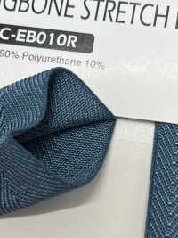 SIC-EB010R Recycled Polyester Herringbone Stretch Binder[Ribbon Tape Cord] SHINDO(SIC) Sub Photo